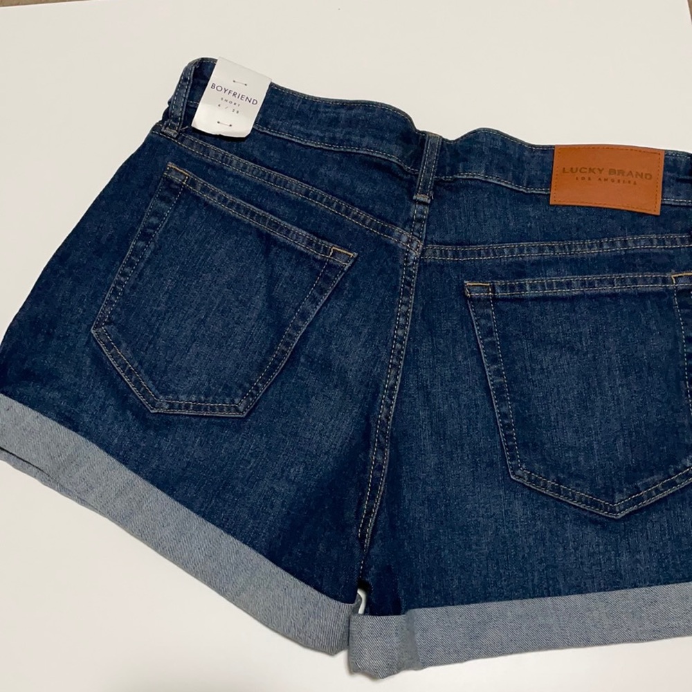 NWOT Lucky Brand Boyfriend Shorts Sz 6/28